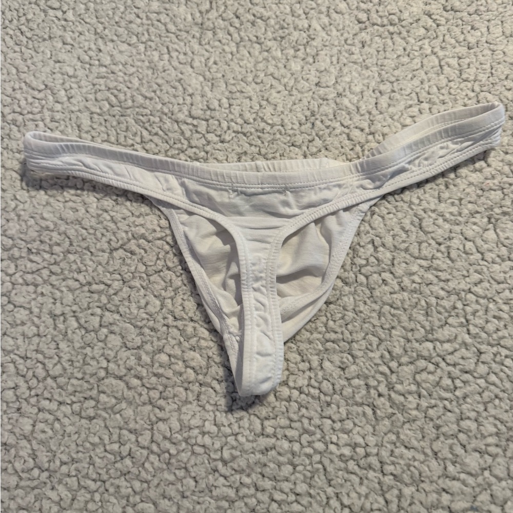 Men’s White Thong Underwear - Picture 3 of 3